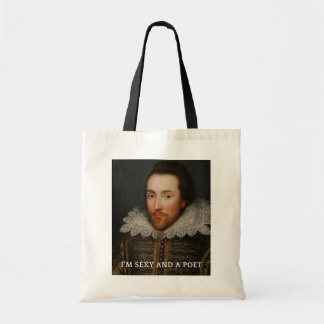 Bolsa Tote Shakespeare "sexy" e sacola do poeta