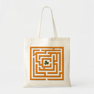 Bolsa Tote Shamrock no Desafio do Labirinto Laranja