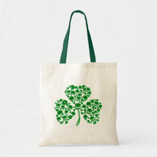 Bolsa Tote Shamrock Skulls