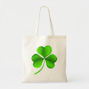 Bolsa Tote Shamrock Verde em Btcnt Branco