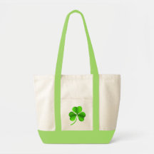 Shamrock Verde em Tic Branco