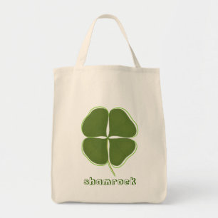 Bolsa Tote Shamrock Verde Escuro, quatro bolsas de canvas de 