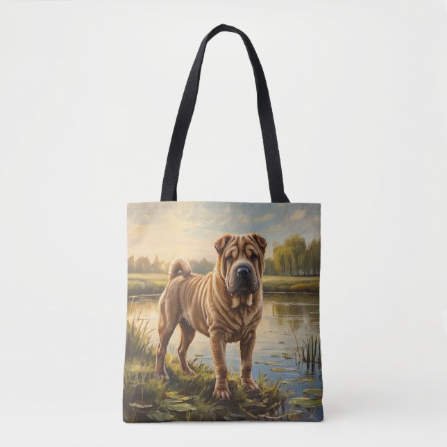 Bolsa Tote Shar Pei (Frente)