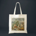 Bolsa Tote Shared Warmth Whimsical Farmhouse Animals Campfire<br><div class="desc">This tote bag features a dog, cat, rabbit, and duck gathered around a cozy campfire on a peaceful farm decorated for Christmas. The warm and festive scene makes it perfect for animal lovers, fans of cute farm animals, and anyone who enjoys holiday and Christmas artwork. Great for everyday use, grocery...</div>