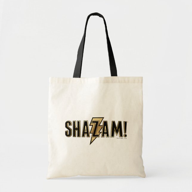 Bolsa Tote SHAZAM! | Logotipo Dourado (Frente)