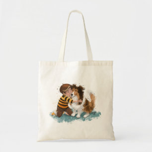 Bolsa Tote Sheltie e Boy Dog Hug