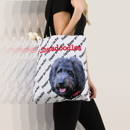 Bolsa Tote Shepadoodles Incondicional Love Happy-go-luck