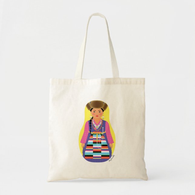 Bolsa Tote Sherpa Matryoshka Bag (Frente)