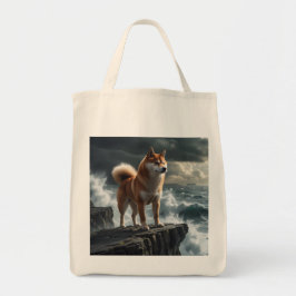 Bolsa Tote Shiba Inu Grocery Tote Bag