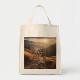 Bolsa Tote Shiba Inu Grocery Tote Bag