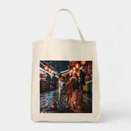 Bolsa Tote Shiba Inu Grocery Tote Bag