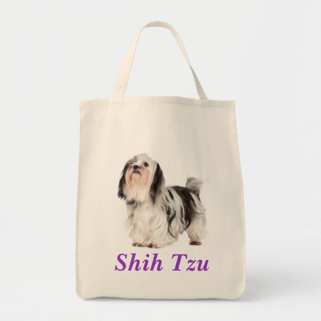 Bolsa Tote Shih Tzu Canvas de Tote Bag (Frente)