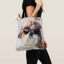 Shih Tzu Legal e divertido Monograma Personalizado