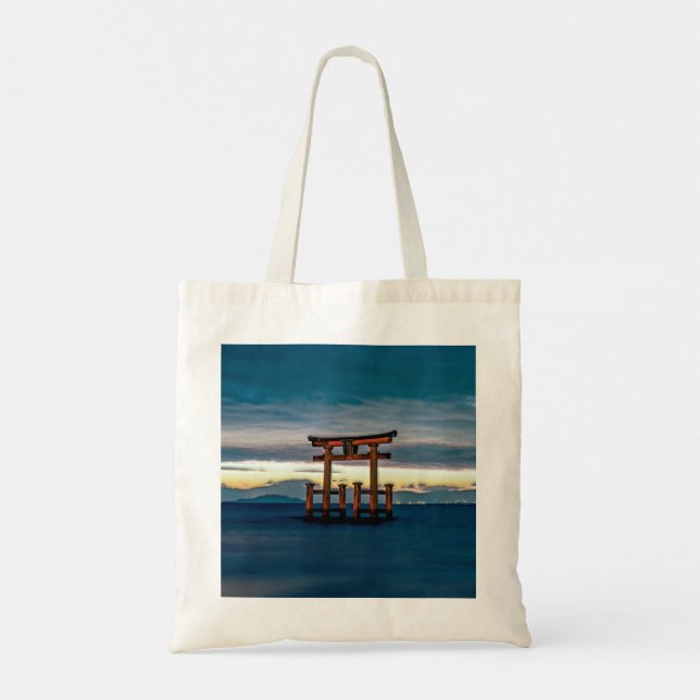 Bolsa Tote Shinto Shrine-Torii-Japonês Gate (Verso)