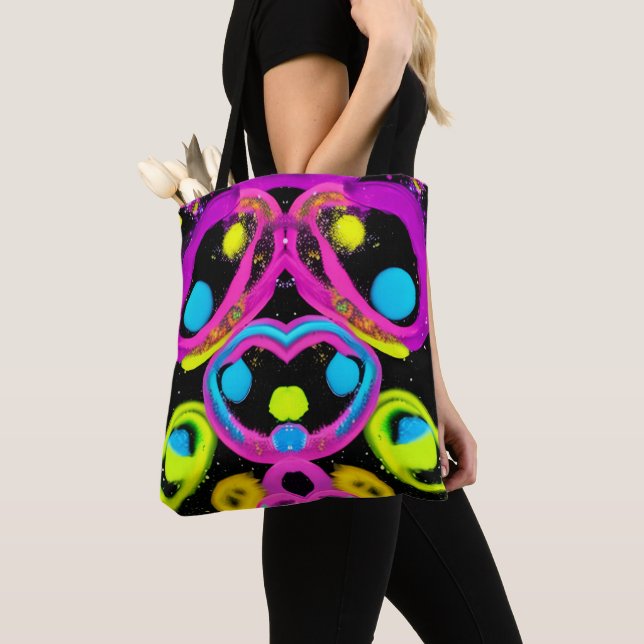 Bolsa Tote shiny Abstract art (Close Up)