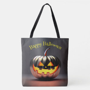 Bolsa Tote Shiny Pumpkin Halloween
