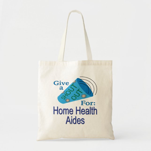 Bolsa Tote Shout for Home Health Aides (Frente)