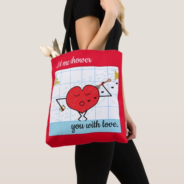 Bolsa Tote Shower You with Love: (Close Up)