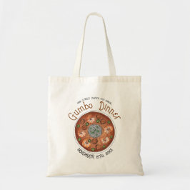 Bolsa Tote Shrimp Gumbo Stew Louisiana LA New Orleans Comida