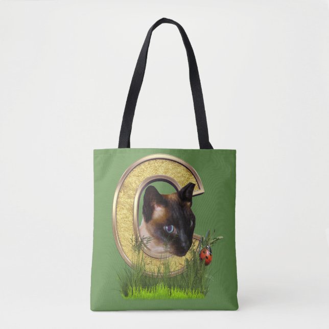Bolsa Tote Siamese-Capital-Monograma - letra C (Frente)