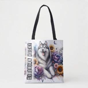 Bolsa Tote Siberian Husky