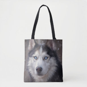 Bolsa Tote Siberian Husky