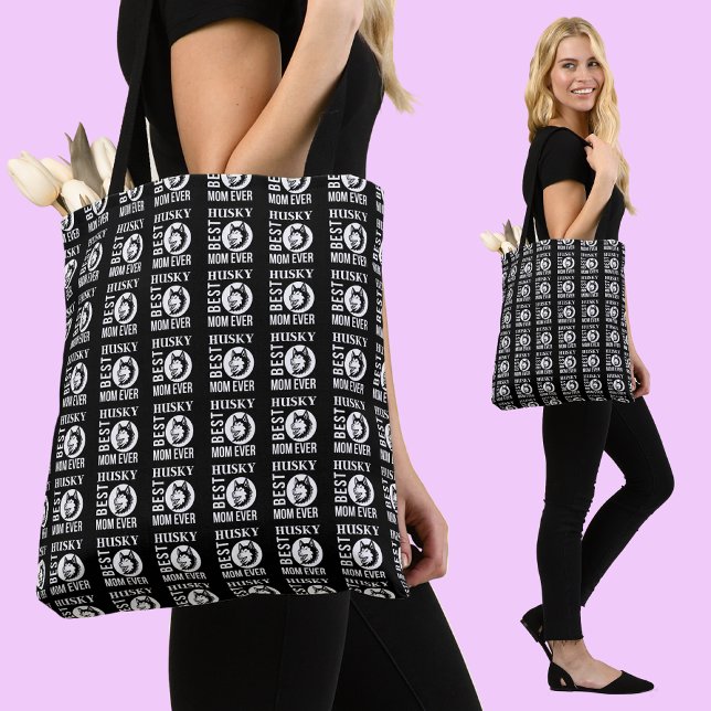 Bolsa Tote Siberian Husky Mãe, Cachorro Mãe, Cachorro Aluguel (Criador carregado)