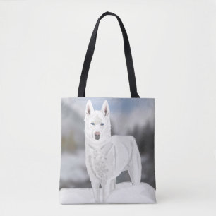 Bolsa Tote Siberian Husky Natal
