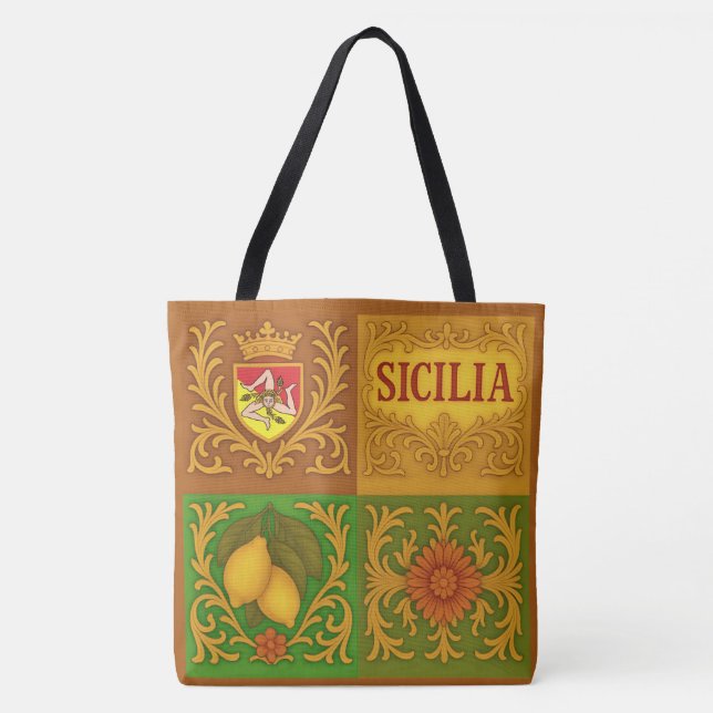 Bolsa Tote Sicília Siciliano (Frente)
