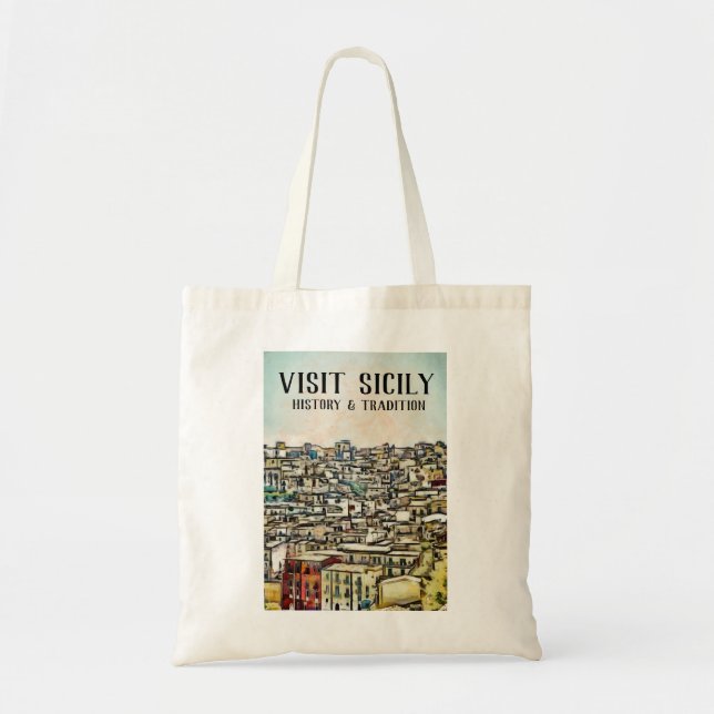 Bolsa Tote Sicily - HISTORY & TRADITION (Frente)