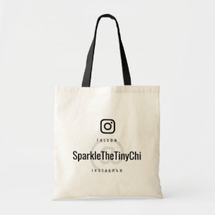 Bolsa Tote Siga-Me No Instagram Pet Totob Bag