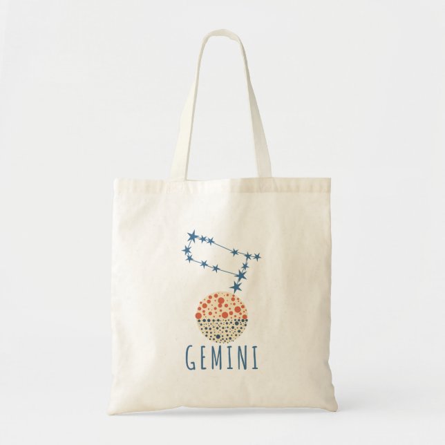 Bolsa Tote signe du zodiaque Gémini (Frente)