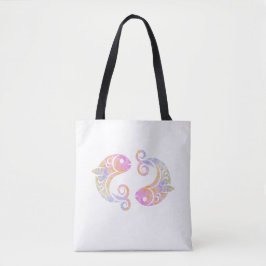 Bolsa Tote signo zodiacal de peixes