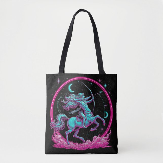 Bolsa Tote Signo Zodiacal de Sagitário (Frente)