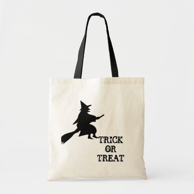 Bolsa Tote Silhouette Black Witch (Frente)