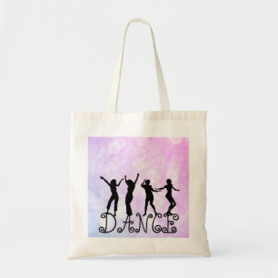 Bolsa Tote Silhouette Dancers Bokeh Dance