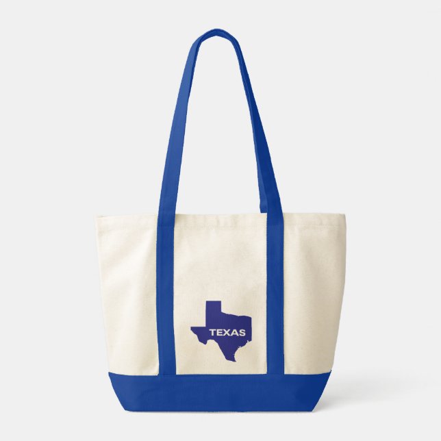 Bolsa Tote Silhouette do Texas (Verso)