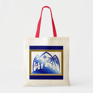 Bolsa Tote Silhueta da natividade