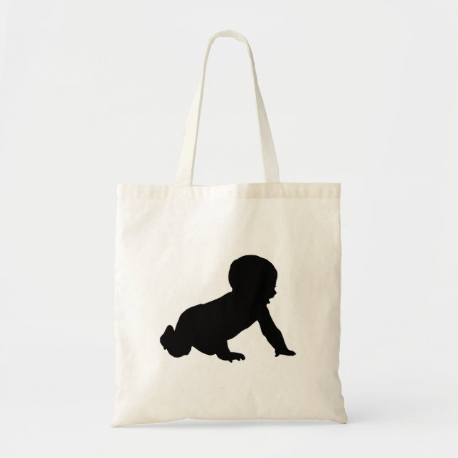 Bolsa Tote Silhueta de Bebê (Frente)