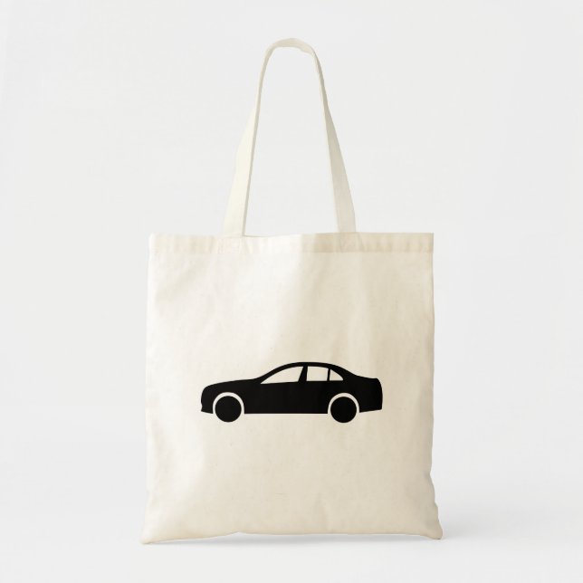 Bolsa Tote Silhueta de Limusine (Frente)