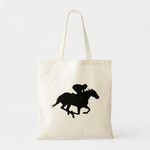 Bolsa Tote Silhueta do cavalo de raça