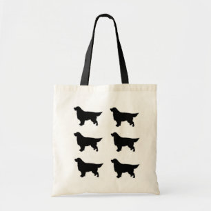 Bolsa Tote Silhueta do golden retriever