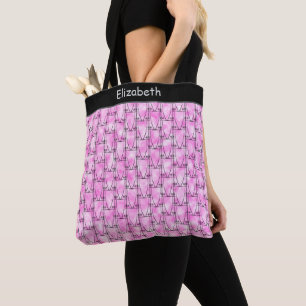 Bolsa Tote Silhuette Bonita, Rosa Moderno