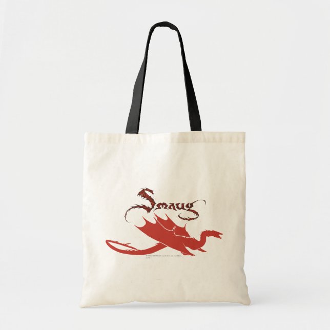 Bolsa Tote Silhuette e nome SMAUG™ (Frente)