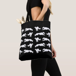 Bolsa Tote Silken Windhounds em execução