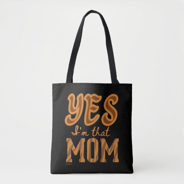 BOLSA TOTE SIM, EU SOU A MÃE FÁCIL... (Frente)