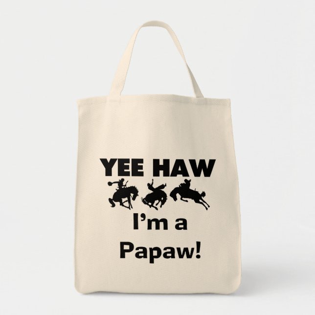 Bolsa Tote Sim Haw, sou um Camiseta e presentes (Frente)