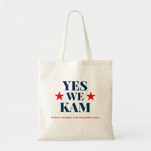 Bolsa Tote Sim Nós Kam Kamala Harris (Frente)