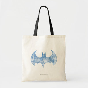 Bolsa Tote Símbolo Batman Folheto Informativo Logotipo Azul