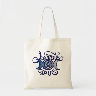 Bolsa Tote Símbolo da Deusa Tríplice Lua Assim Mote ser